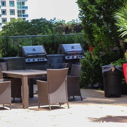 Image of barbecues on the Oasis