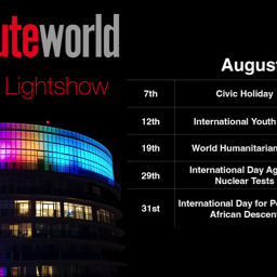 Light show plan for August 2023. 