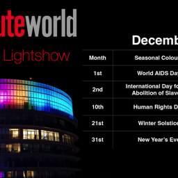 Light show plan for December 2022. 