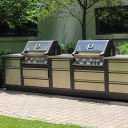 Image of barbecues on the Oasis