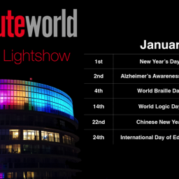 Light show plan for January 2023.